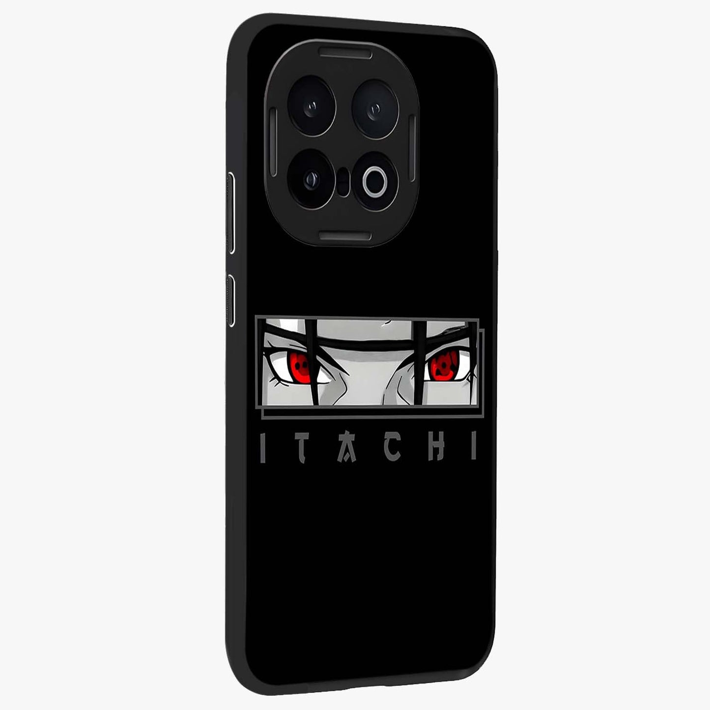Scarlet Gaze Dominance Glass Case upright view showcasing powerful dramatic artwork with dominant artistic theme.