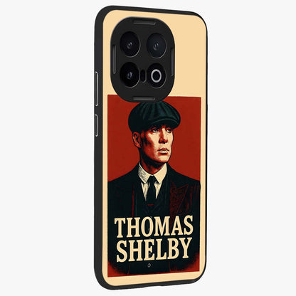 Vintage Mafia Authority Glass Case upright view showcasing dramatic vintage artwork with iconic authority theme.