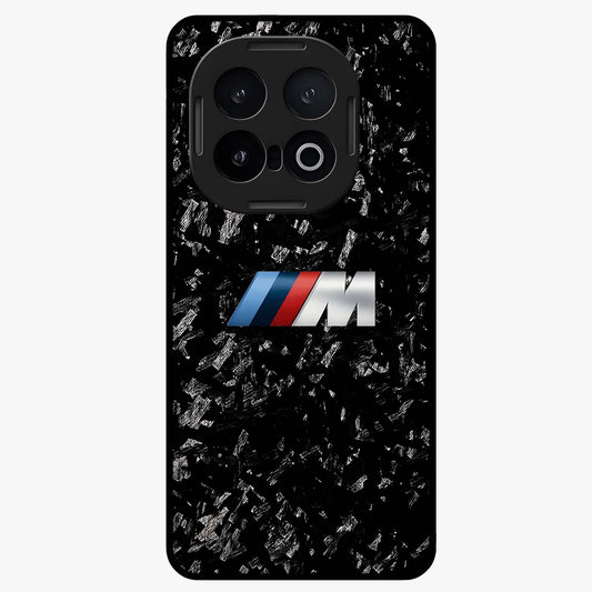 Carbon Speed Mark Glass Case showing flat back view with sporty carbon pattern artwork and glossy glass finish.