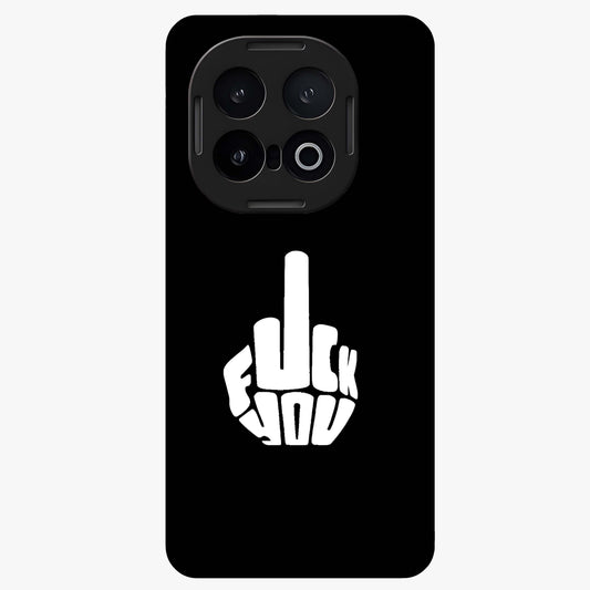 Rebel Mode On Glass Case showing flat back view with bold rebellious typography artwork and glossy glass finish.