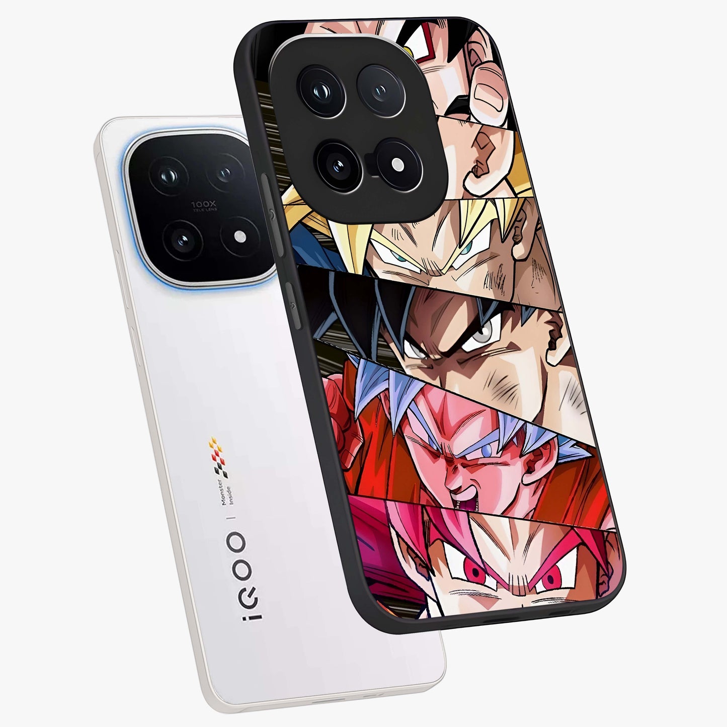 Anime Character Glass Case displayed in angled mockup highlighting colorful anime character illustration.