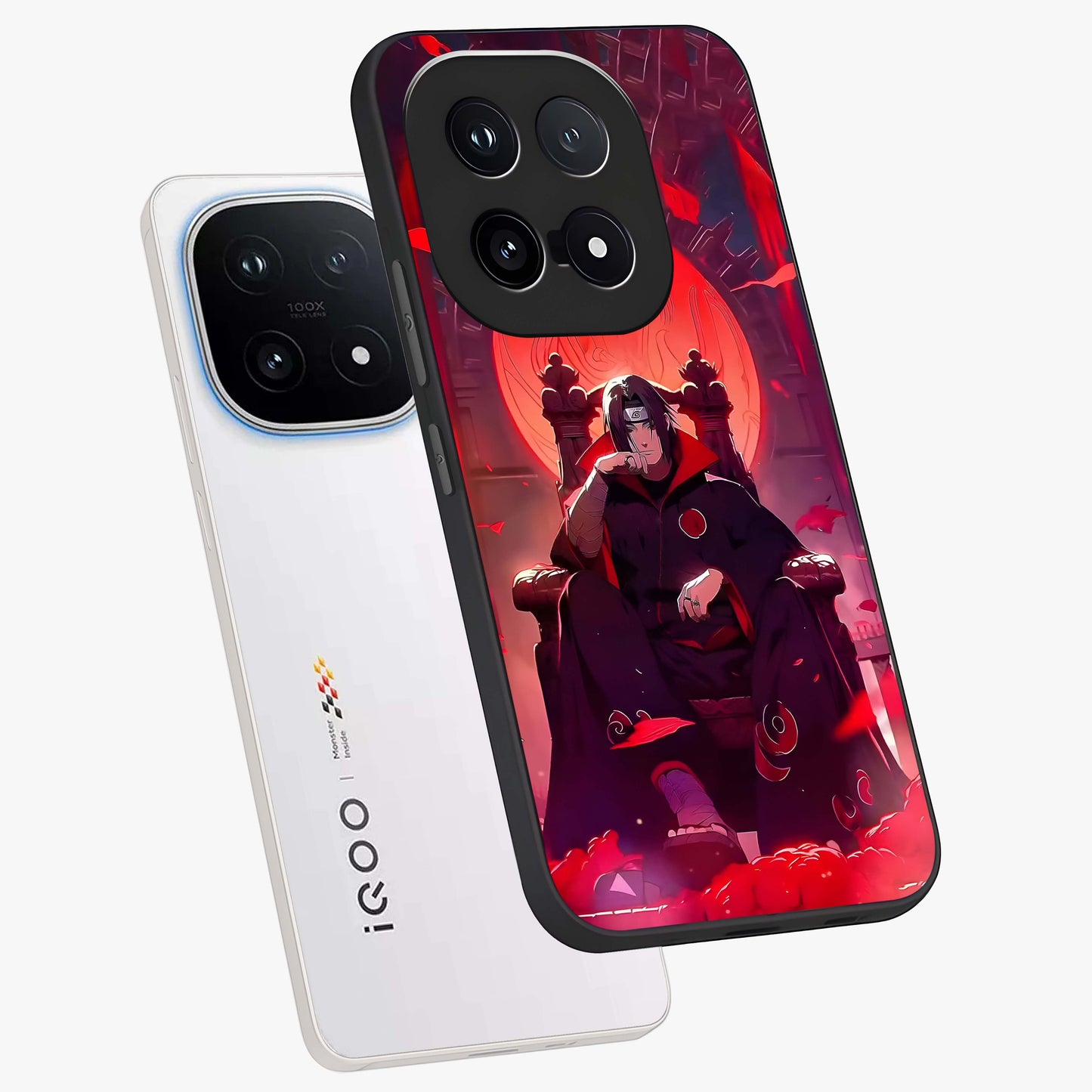 Blood Moon Sovereign Glass Case displayed in angled mockup highlighting dark celestial moon design and dramatic theme.