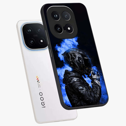 Cyber Sentinel Protocol Glass Case displayed in angled mockup highlighting digital cyber design with sci-fi aesthetic style.