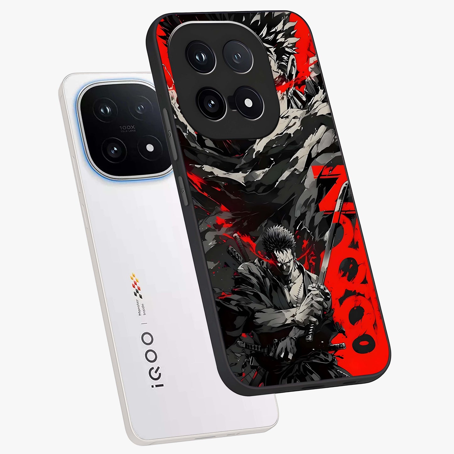 Demon Sword Resolve Glass Case displayed in angled mockup highlighting powerful demon sword illustration with dark fantasy aesthetic.