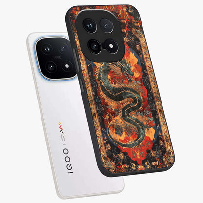 Inferno Dragon Soul Glass Case displayed in angled mockup highlighting powerful dragon illustration with inferno aesthetic.