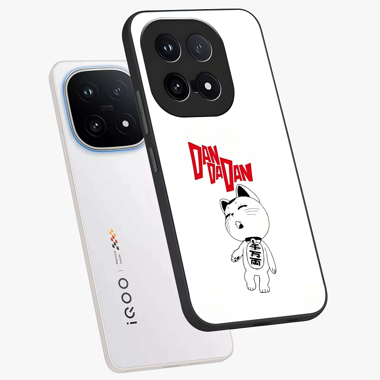 Playful Spirit Charm Glass Case displayed in angled mockup highlighting lively decorative design with playful aesthetic style.