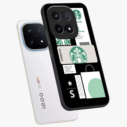 Starbucks Mocha Glass Case displayed in angled mockup highlighting stylish mocha themed design with cozy café aesthetic.