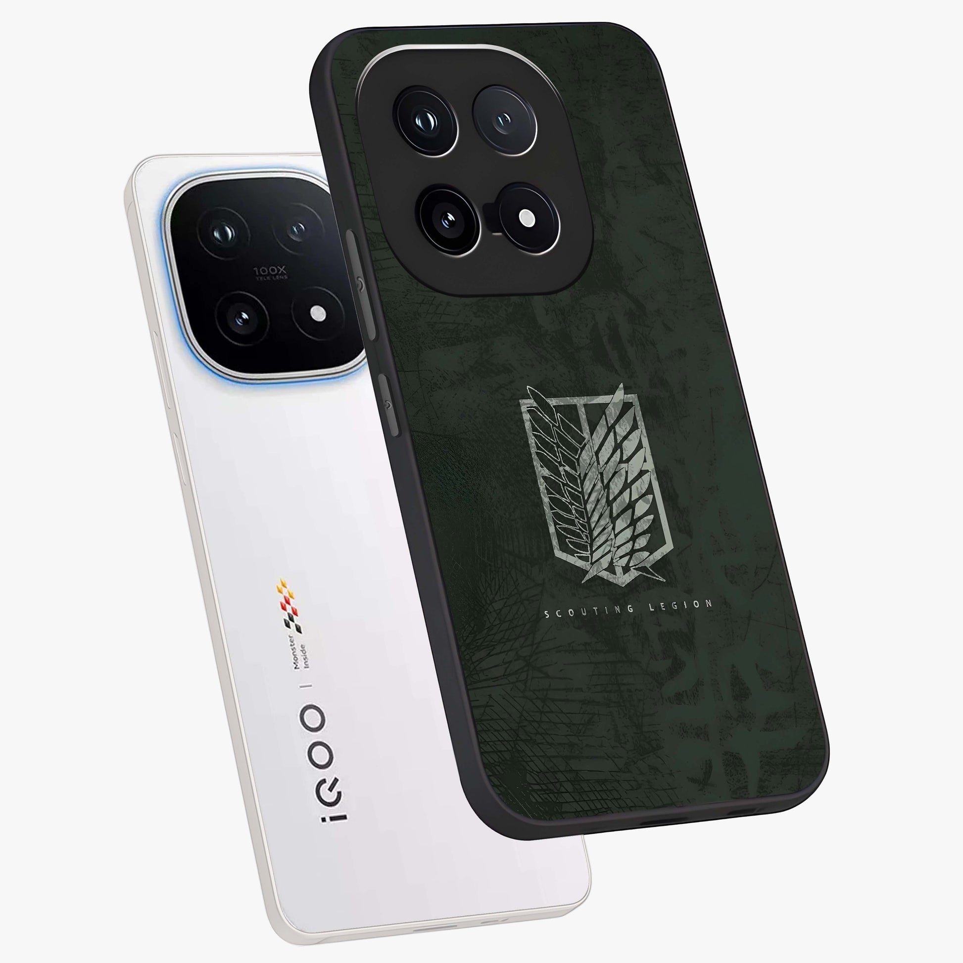 Wings Of Freedom Glass Case displayed in angled mockup highlighting graceful wing design with inspirational aesthetic.