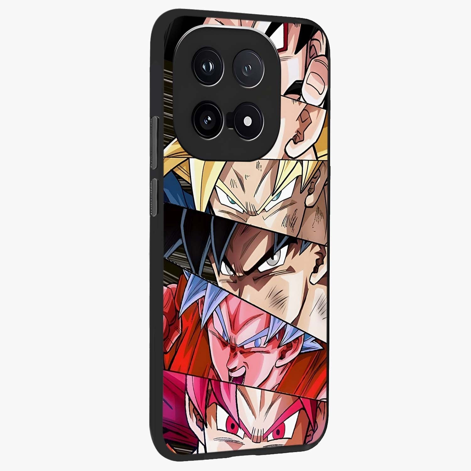 Anime Character Glass Case upright view showcasing expressive anime artwork with bold graphic style.