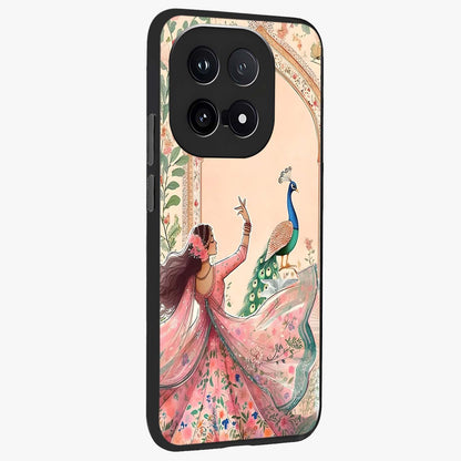 Royal Grace Muse Glass Case upright view showcasing stylish artistic artwork with sophisticated royal theme.