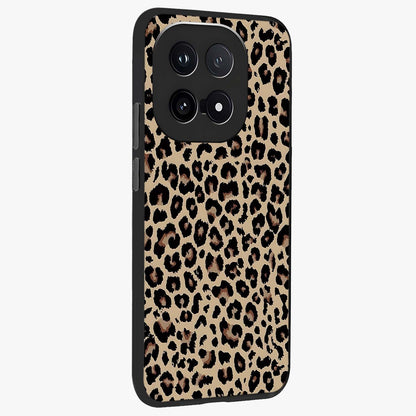 Savage Chic Pattern Glass Case upright view showcasing trendy decorative artwork with edgy fashion theme.