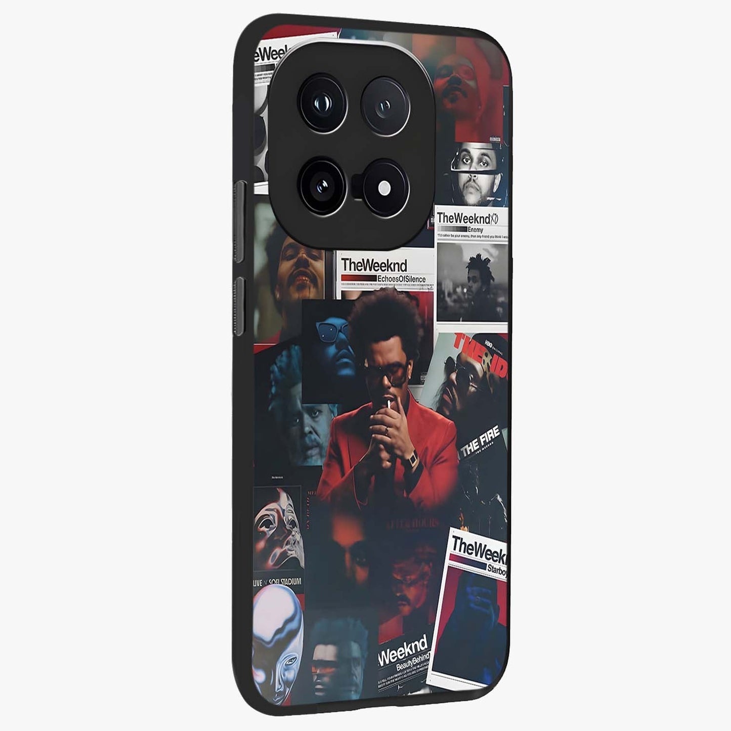 The Weeknd Glass Case upright view showcasing bold music themed artwork with contemporary artistic style.