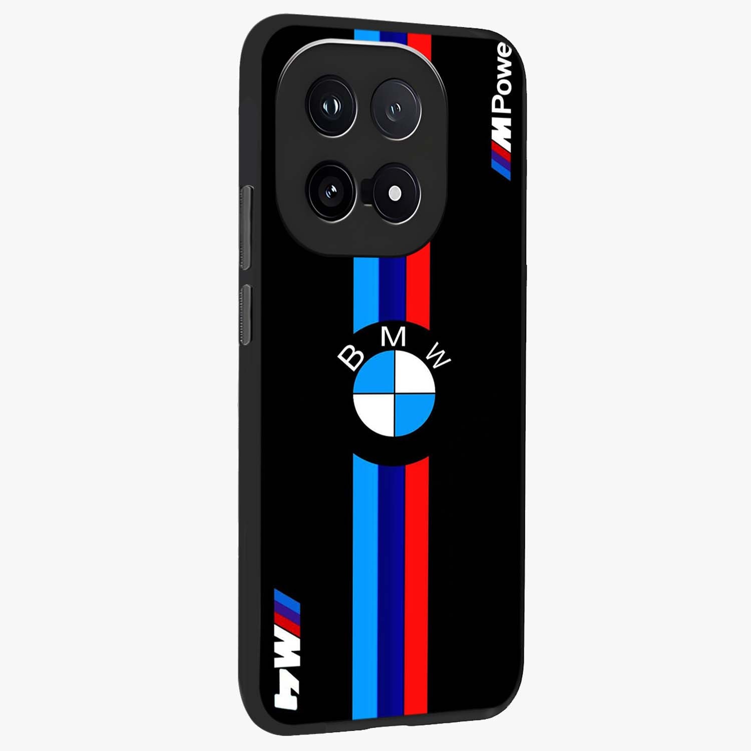 Turbo BMW Beast Glass Case upright view showcasing powerful car artwork with modern motorsport theme.