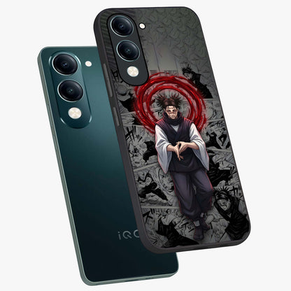 Cursed Ritual Ascension Glass Case displayed in angled mockup highlighting mystical ritual illustration with supernatural aesthetic.