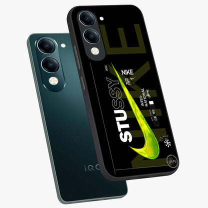 Neon Street Edition Glass Case displayed in angled mockup highlighting vibrant urban design with bold street aesthetic.
