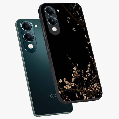 Petal Moon Light With Custom Name Glass Case displayed in angled mockup highlighting delicate petal design with custom name feature.