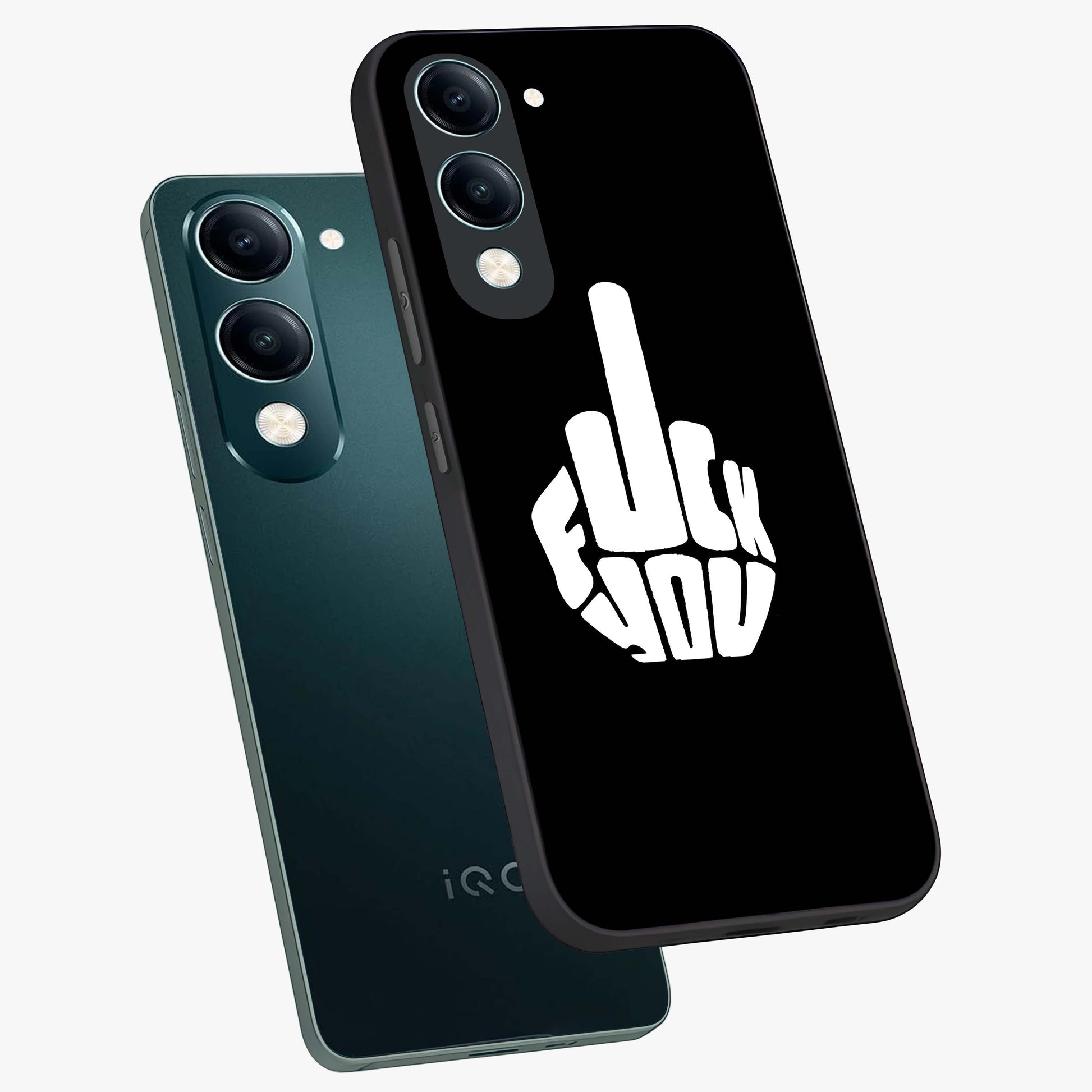 Rebel Mode On Glass Case displayed in angled mockup highlighting edgy text design with modern street aesthetic.