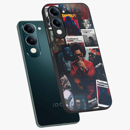 The Weeknd Glass Case displayed in angled mockup highlighting stylish pop culture inspired design with modern aesthetic.