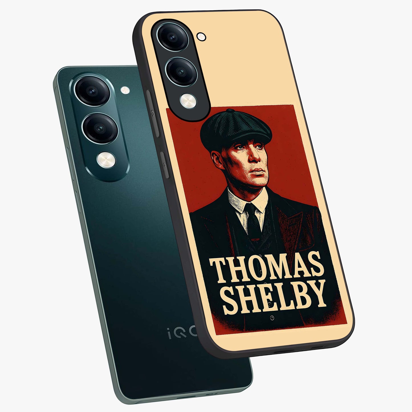 Vintage Mafia Authority Glass Case displayed in angled mockup highlighting powerful retro design with classic gangster aesthetic.