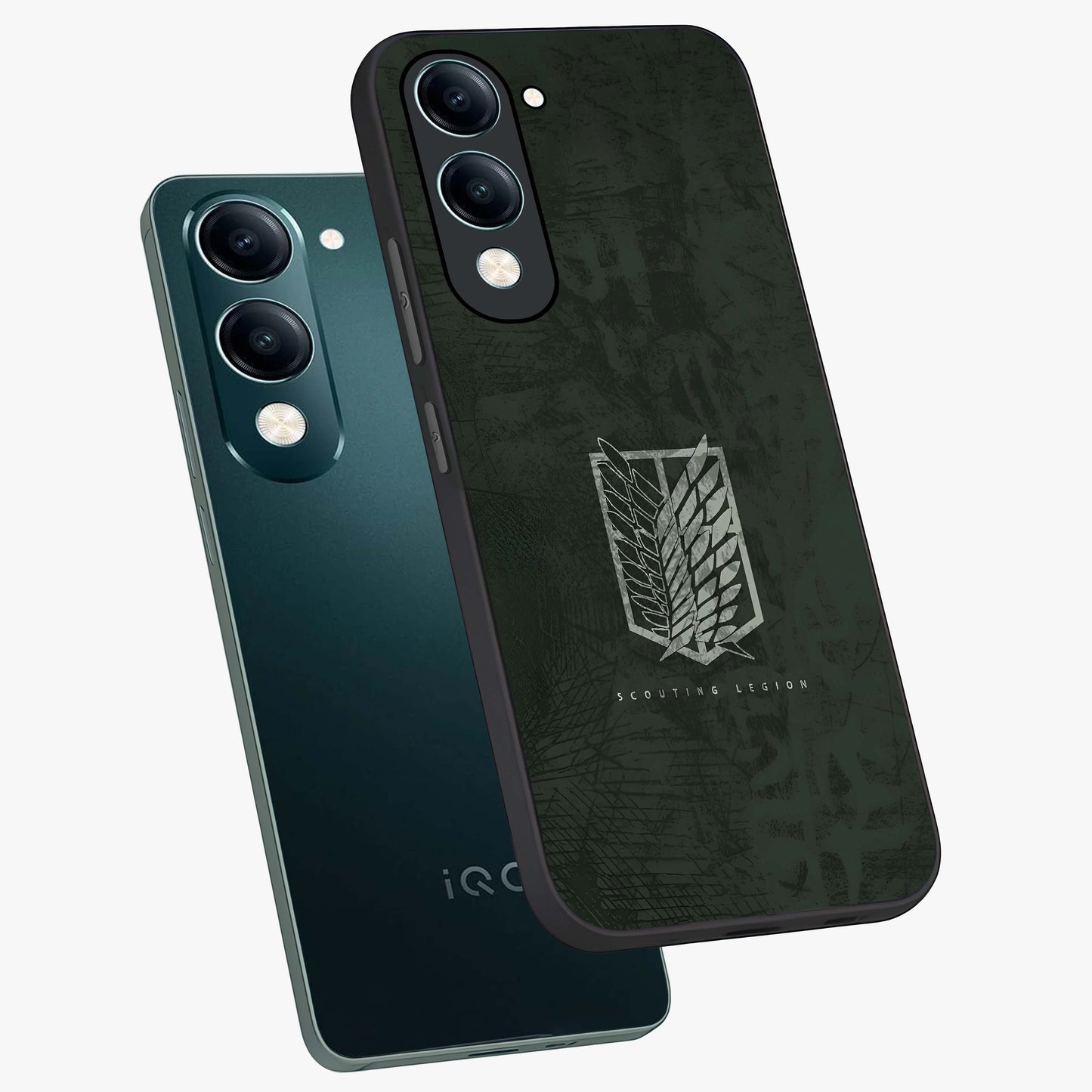 Wings Of Freedom Glass Case displayed in angled mockup highlighting graceful wing design with inspirational aesthetic.