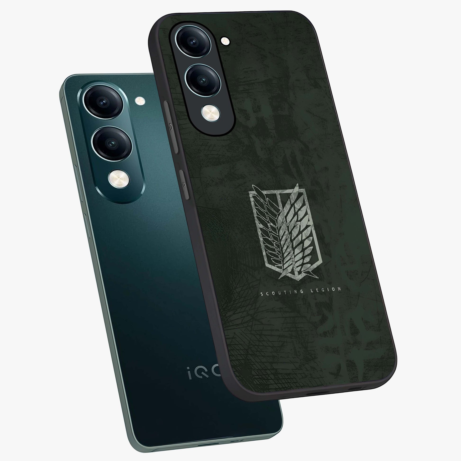 Wings Of Freedom Glass Case displayed in angled mockup highlighting graceful wing design with inspirational aesthetic.