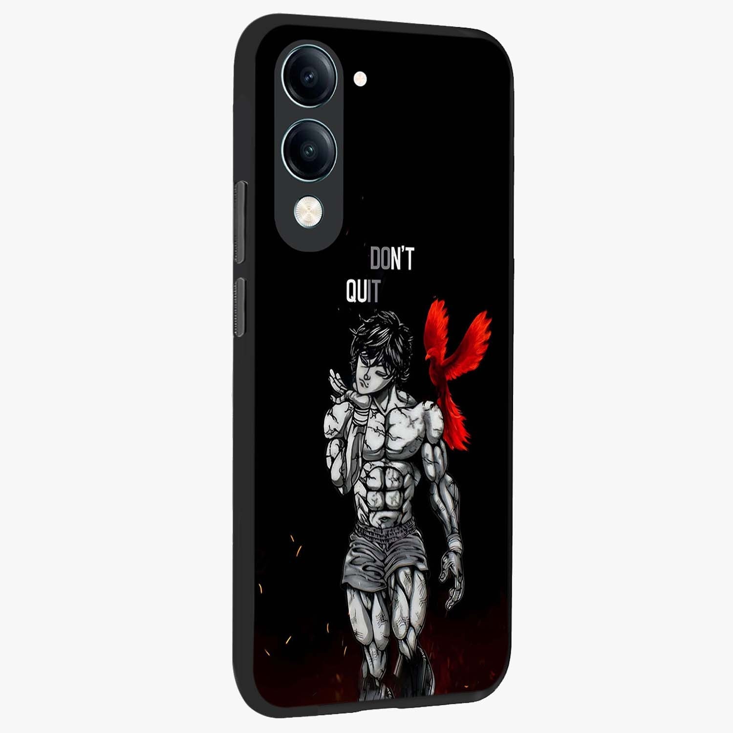 Rise Beyond Limits Glass Case upright view showcasing powerful inspirational artwork with uplifting theme.