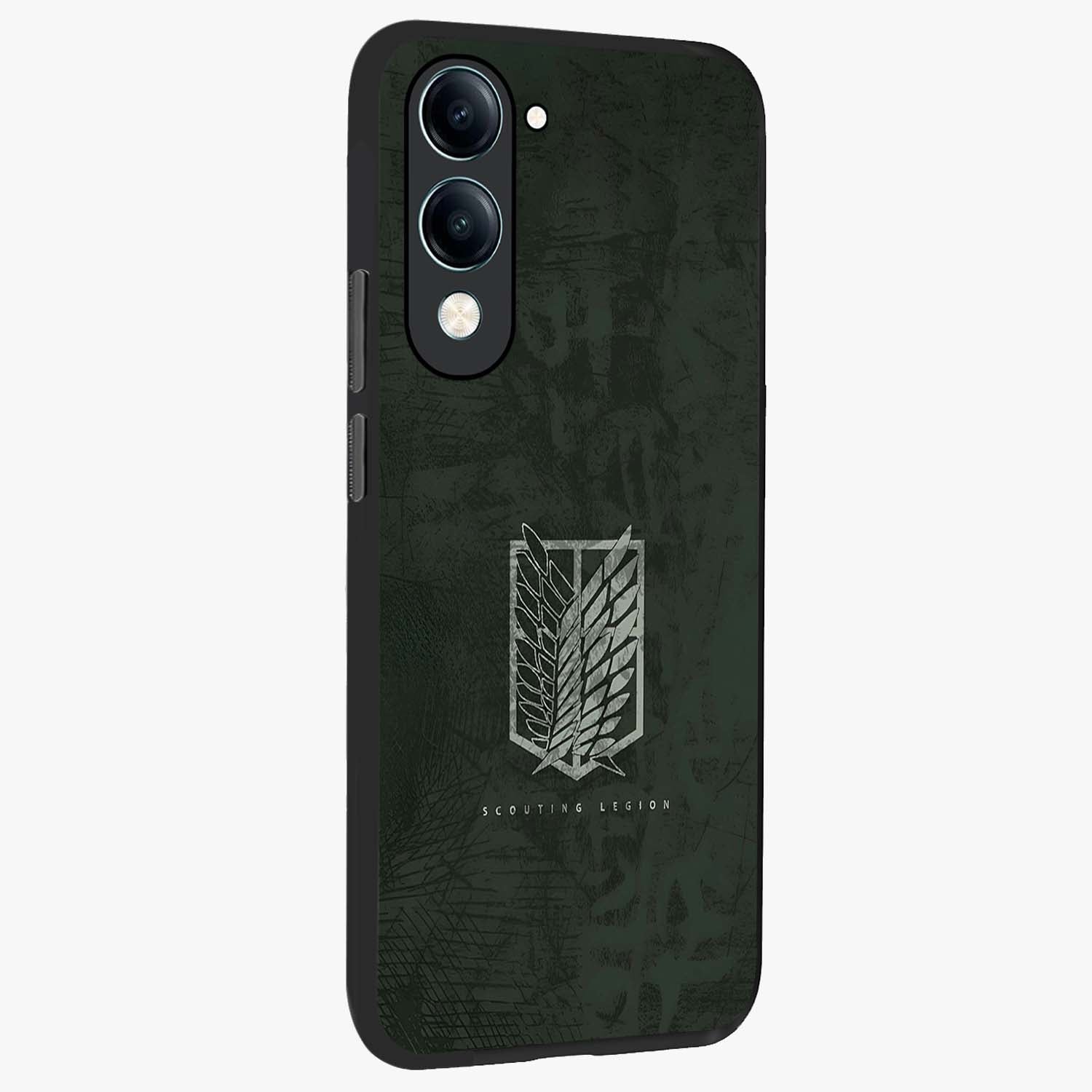 Wings Of Freedom Glass Case upright view showcasing powerful wings artwork with freedom themed design.