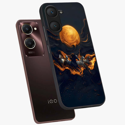Golden Royal Heritage Glass Case displayed in angled mockup highlighting luxurious heritage design with golden aesthetic style.