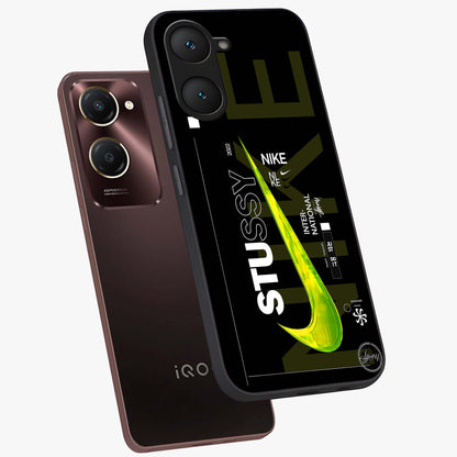 Neon Street Edition Glass Case displayed in angled mockup highlighting vibrant urban design with bold street aesthetic.
