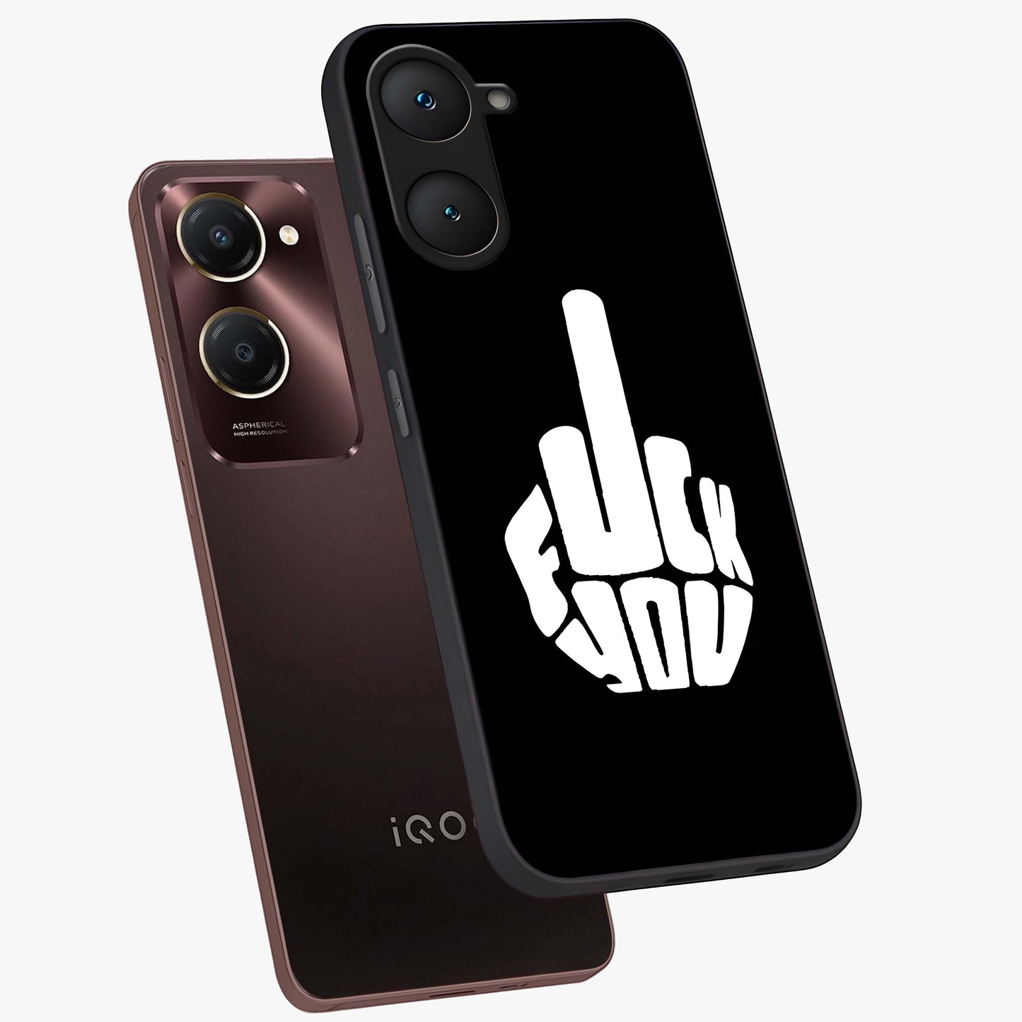 Rebel Mode On Glass Case displayed in angled mockup highlighting edgy text design with modern street aesthetic.