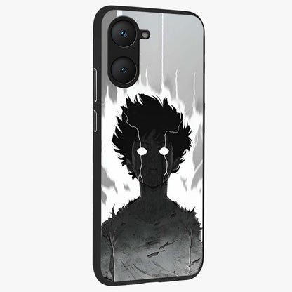 Awakened Inner Rage Glass Case upright view showcasing dramatic artwork with strong expressive aesthetic.