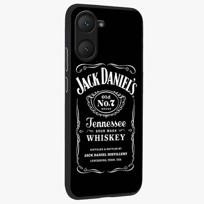 Vintage Whiskey Heritage Glass Case upright view showcasing stylish vintage whiskey artwork with timeless bar culture theme.