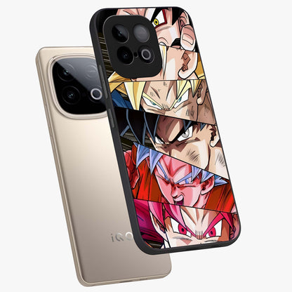 Anime Character Glass Case displayed in angled mockup highlighting colorful anime character illustration.