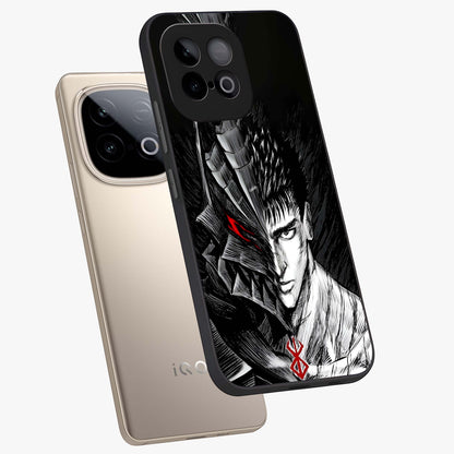 Berserker Blood Oath Glass Case displayed in angled mockup highlighting dark fantasy graphic design and powerful theme.