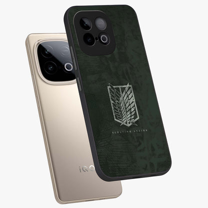 Wings Of Freedom Glass Case displayed in angled mockup highlighting graceful wing design with inspirational aesthetic.