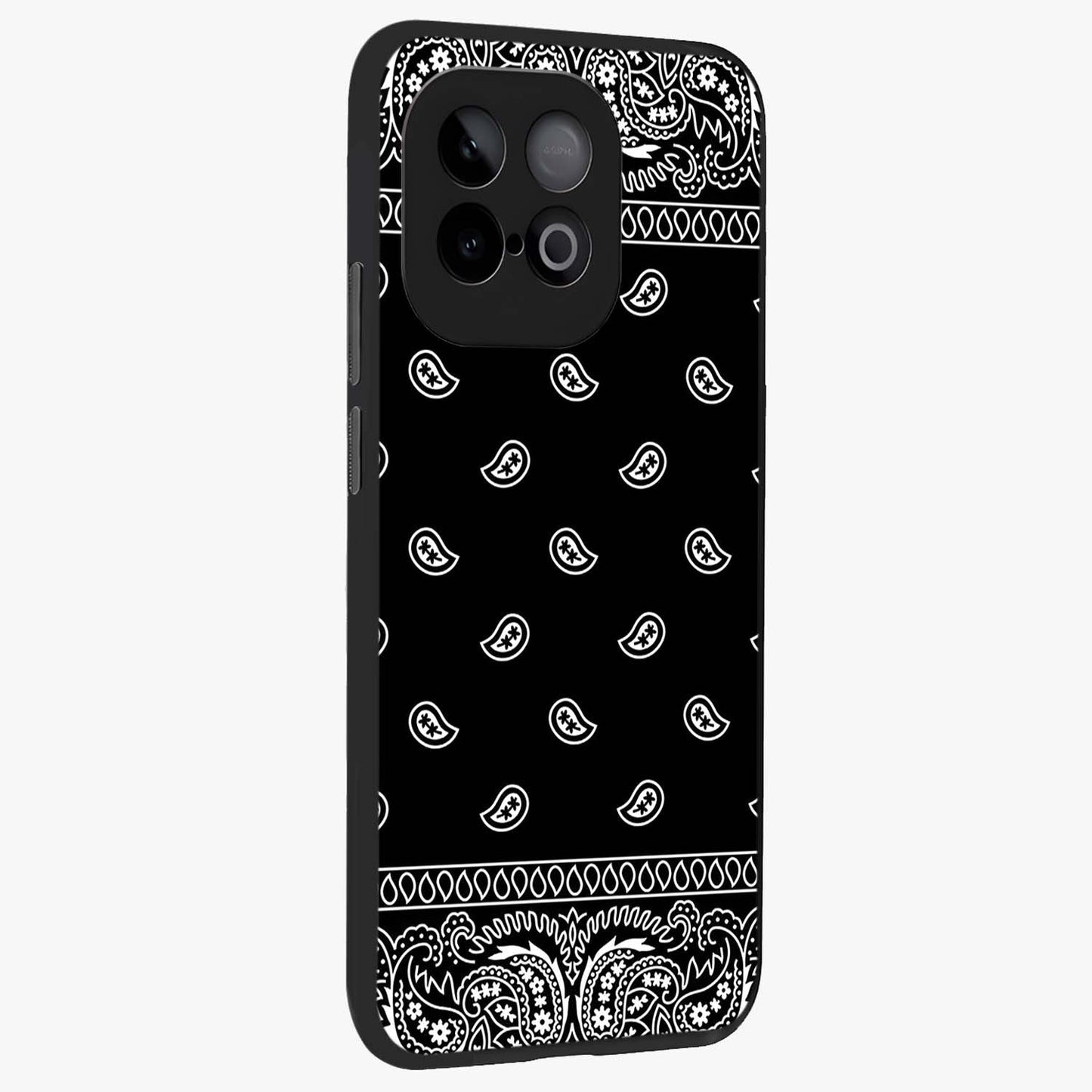 Retro Rebel Threads Glass Case upright view showcasing stylish vintage artwork with bold retro theme.