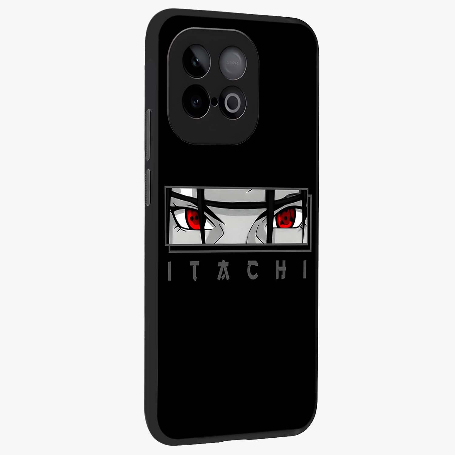 Scarlet Gaze Dominance Glass Case upright view showcasing powerful dramatic artwork with dominant artistic theme.