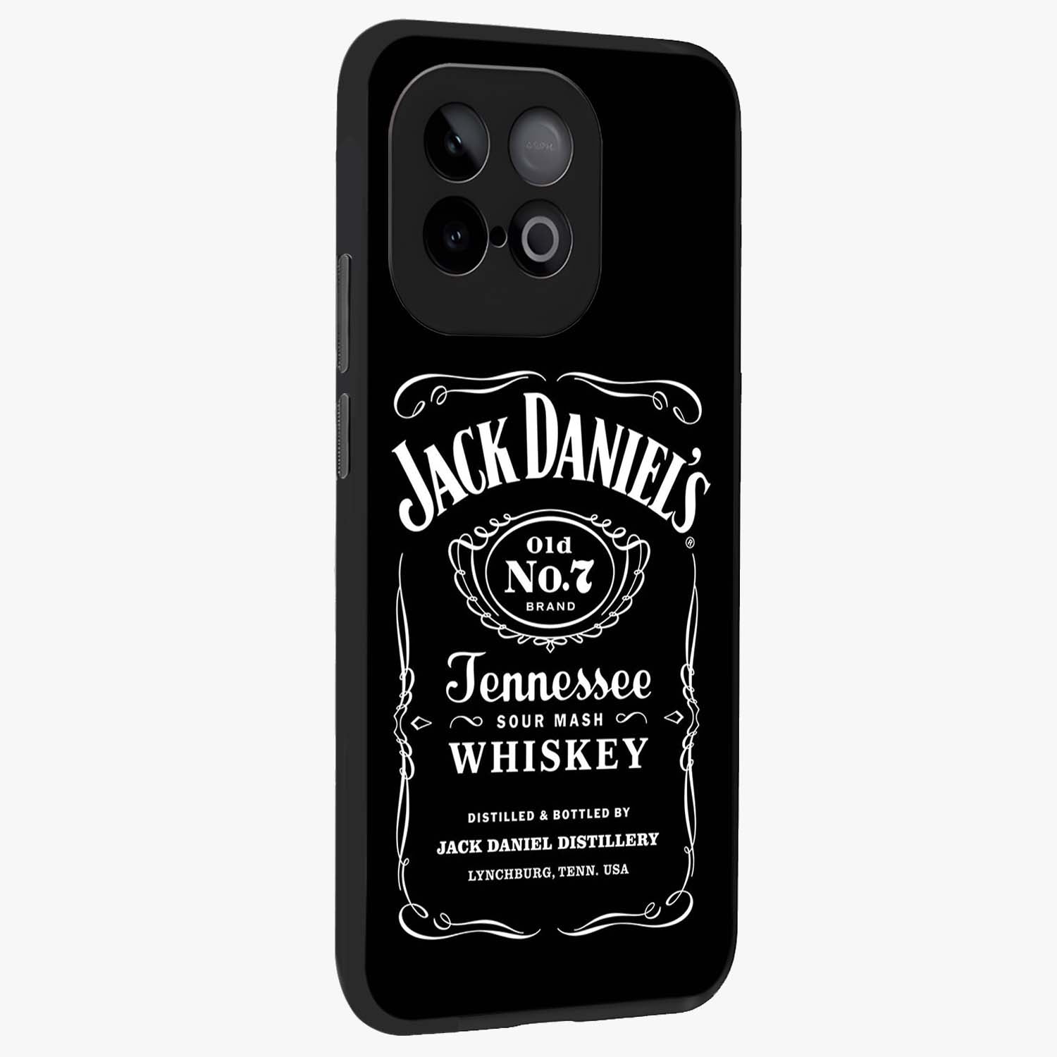 Vintage Whiskey Heritage Glass Case upright view showcasing stylish vintage whiskey artwork with timeless bar culture theme.