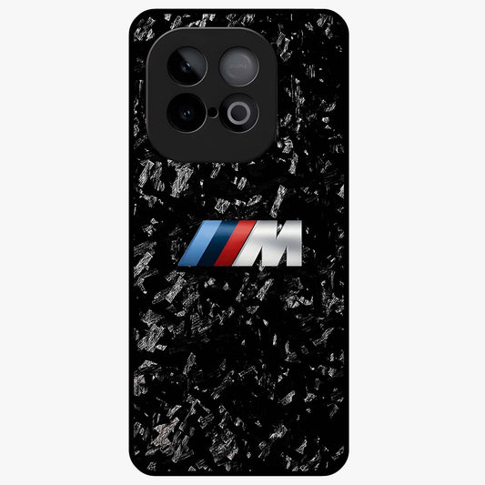 Carbon Speed Mark Glass Case showing flat back view with sporty carbon pattern artwork and glossy glass finish.