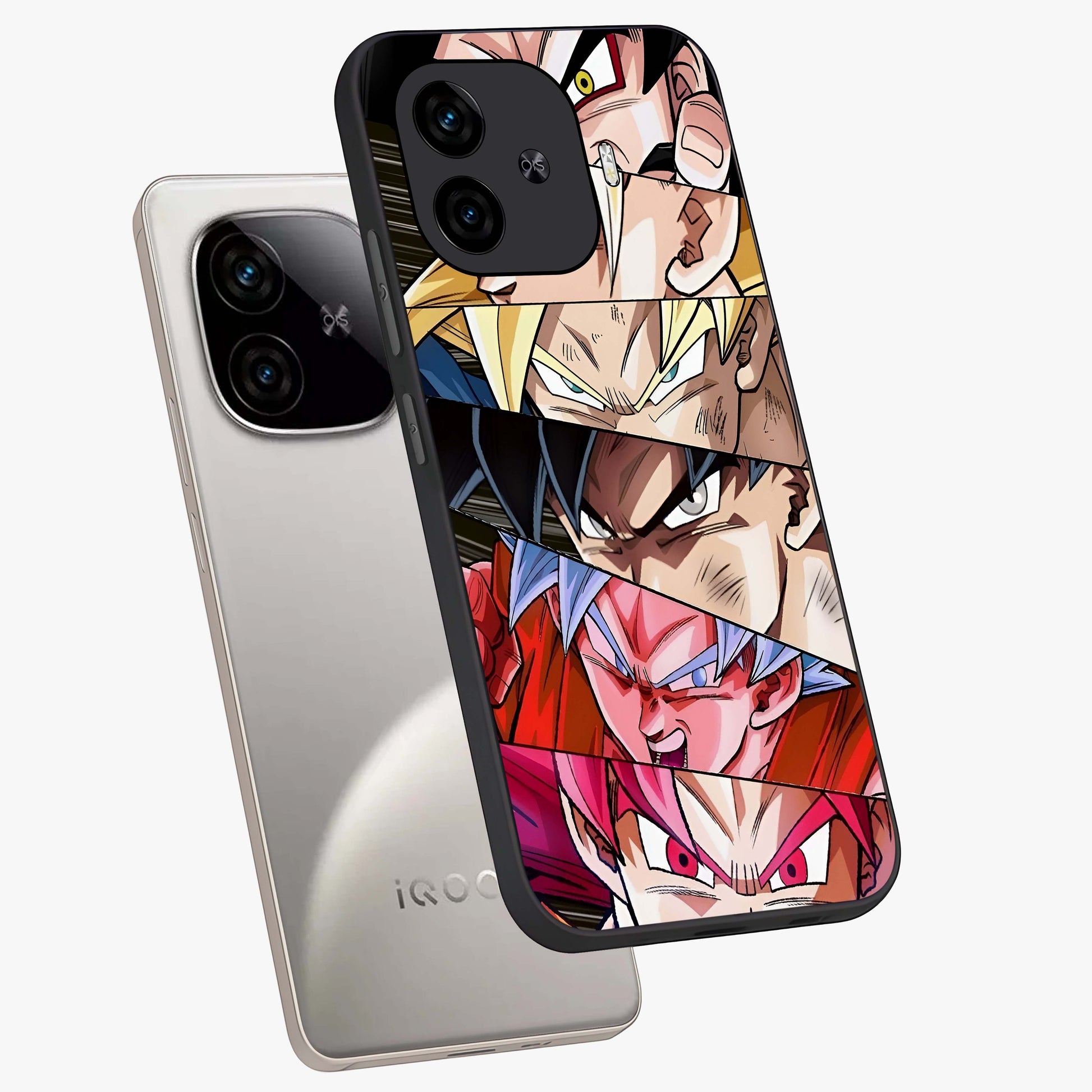Anime Character Glass Case displayed in angled mockup highlighting colorful anime character illustration.