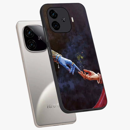 Divine Touch Eternal Glass Case displayed in angled mockup highlighting elegant divine inspired design with calm aesthetic style.