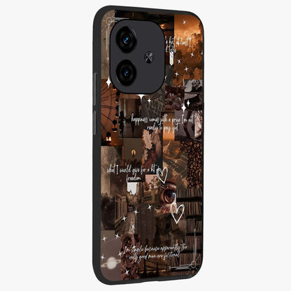 Blazing Sword Resolve Glass Case upright view showcasing dramatic warrior inspired artwork with intense visual style.