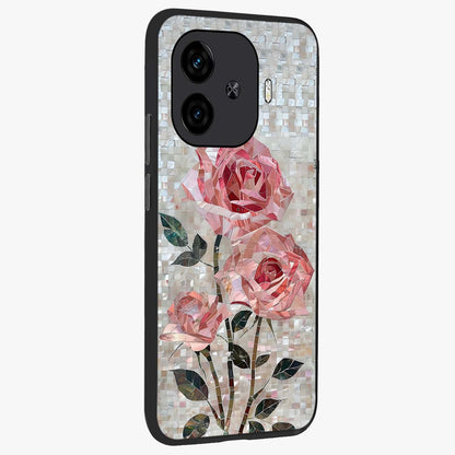 Cotton Dream Cat Glass Case upright view showcasing charming cat artwork with cozy dreamy theme.