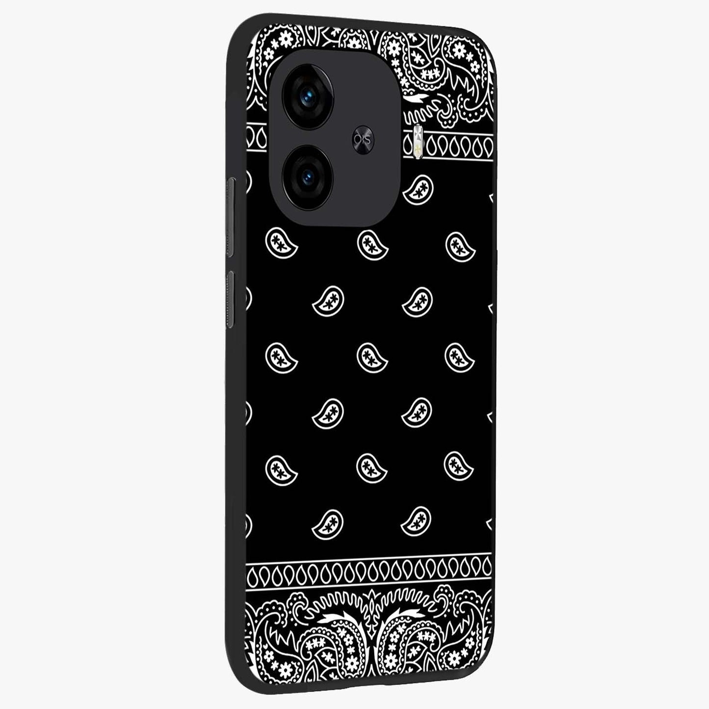 Retro Rebel Threads Glass Case upright view showcasing stylish vintage artwork with bold retro theme.
