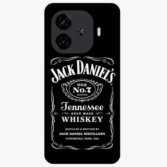 Vintage Whiskey Heritage Glass Case showing flat back view with classic whiskey inspired artwork and glossy glass finish.