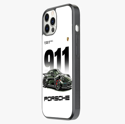 911 Turbo Dominance Glass Case photographed in natural light showing reflective finish and design depth.