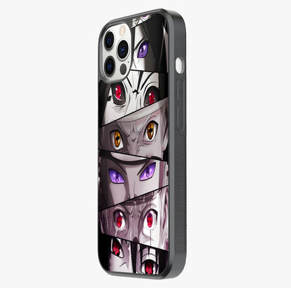 Eyes Of Destiny Glass Case photographed in natural light showing reflective finish and design depth.