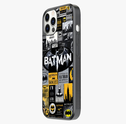 Knight Gotham Rise Glass Case photographed in natural light showing reflective finish and design depth.