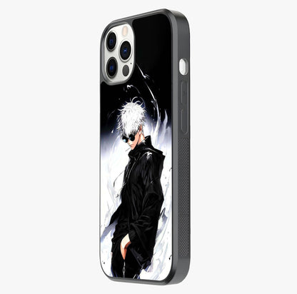 Limitless Shadow King Glass Case photographed in natural light showing reflective finish and design depth.