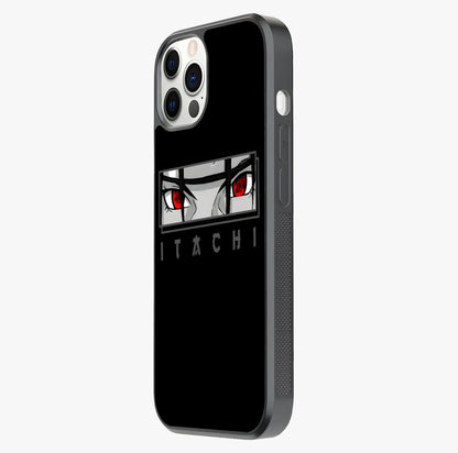 Scarlet Gaze Dominance Glass Case photographed in natural light showing reflective finish and design depth.